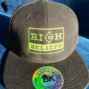 Rich Beliefs Lime Green SnapBack Baseball Cap!